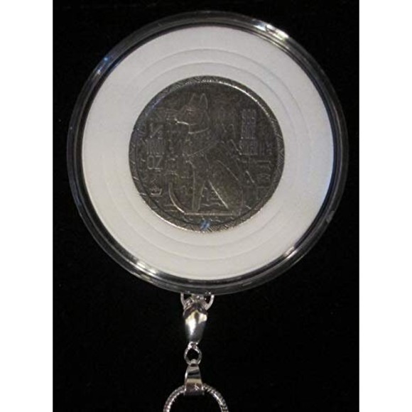 Cat Goddess 1/2 oz Silver Ultra High Relief Round/Pendant NECKLACE - Picture 2 of 8